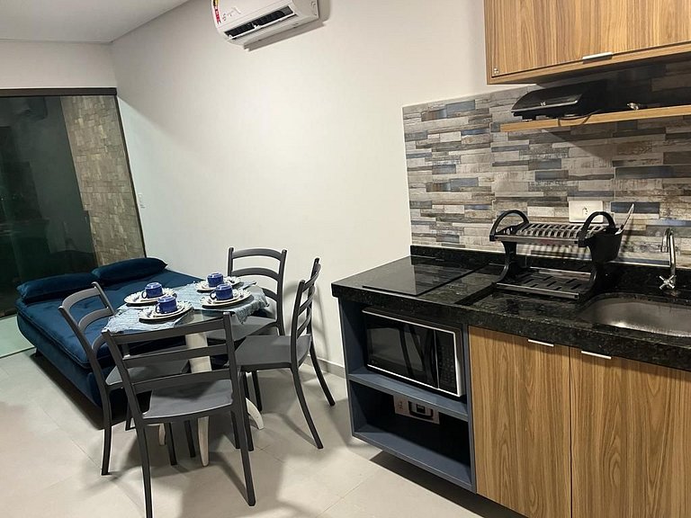 Flat no térreo com acessibilidade